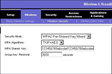 what is my wpa2 passphrase